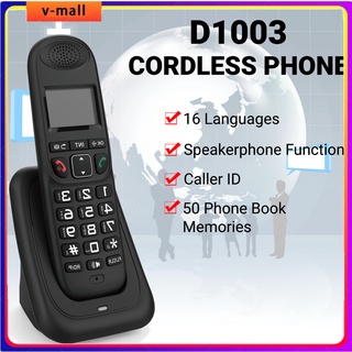 Cheap D1002B Cordless Phone with Answering Machine Caller ID/Call