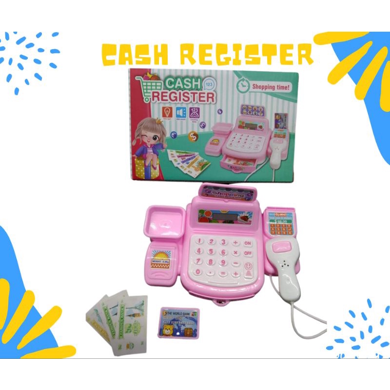 PRETEND PLAY CASH REGISTER TOY WITH LIGHTS AND SOUND Shopee Philippines   7d4dadba201595d3d77d0ee904ec7772