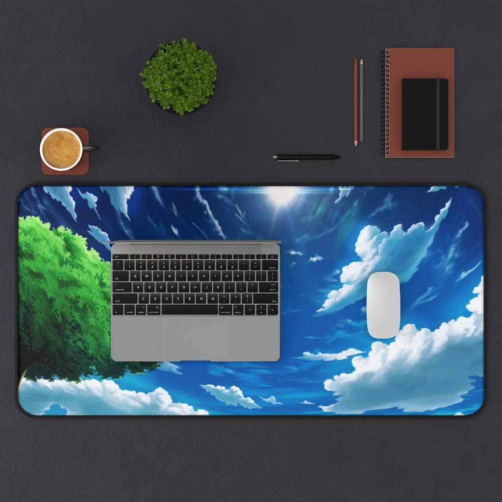 Anime Dramatic Clouds Desk Mat, anime mat, Anime home decor desk mat ...