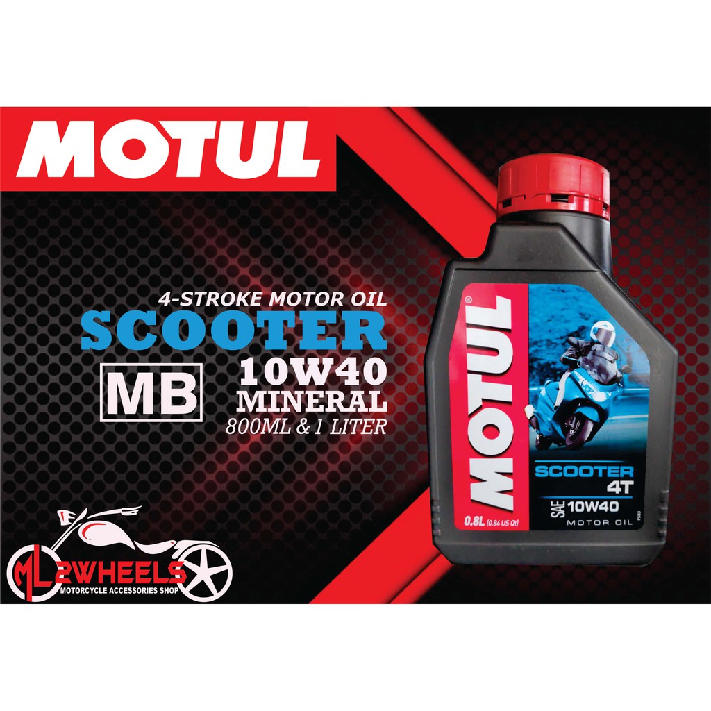 Motul Scooter 4T 10W-40 Scooter Oil 800ml ( 0.8L )