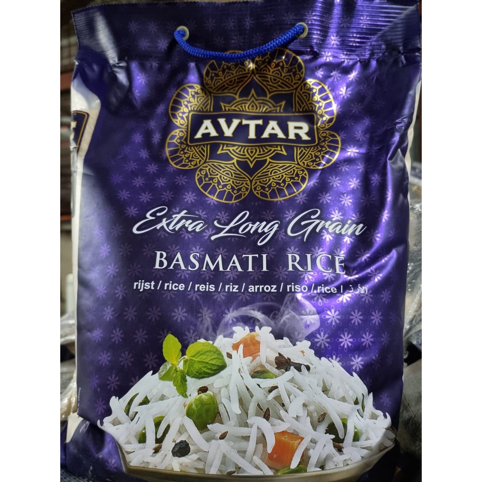 AVTAR Basmati Rice is long rice with delightful aroma 5KG | Shopee ...