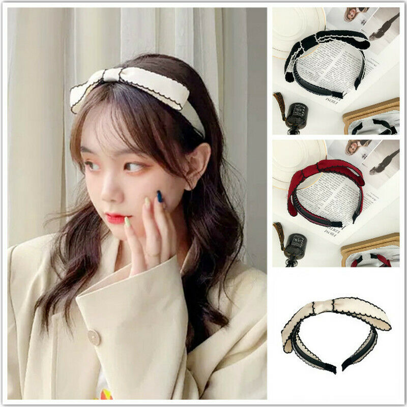 Korean New Fashion Bow Knot Headband Women s Hair Hoop Girls Hair Band Prom Headpiece Bow Hairpin Shopee Philippines