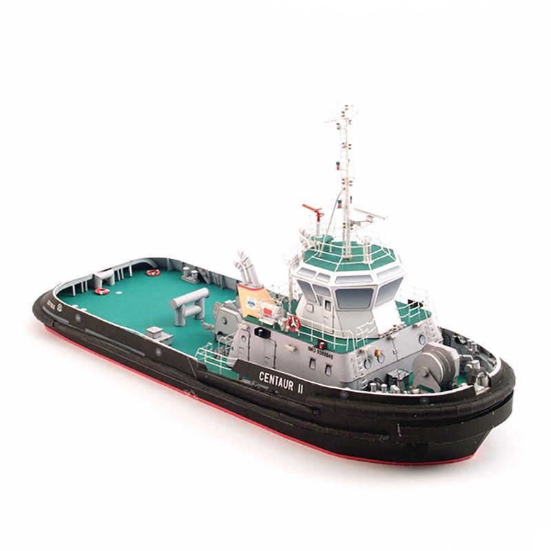1:100 Polish Centaur II tugboat paper model ship model handmade DIY
