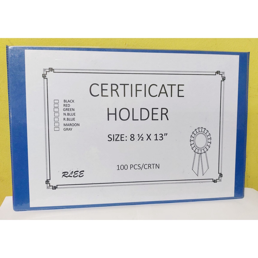 Long Size Certificate Diploma Holder Size 8 1 2 X 13 Inches Long Bond 