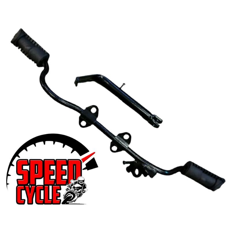 FOOTREST WITH SIDE STAND FOR WAVE 100/ XRM110/ WAVE ALPHA Shopee