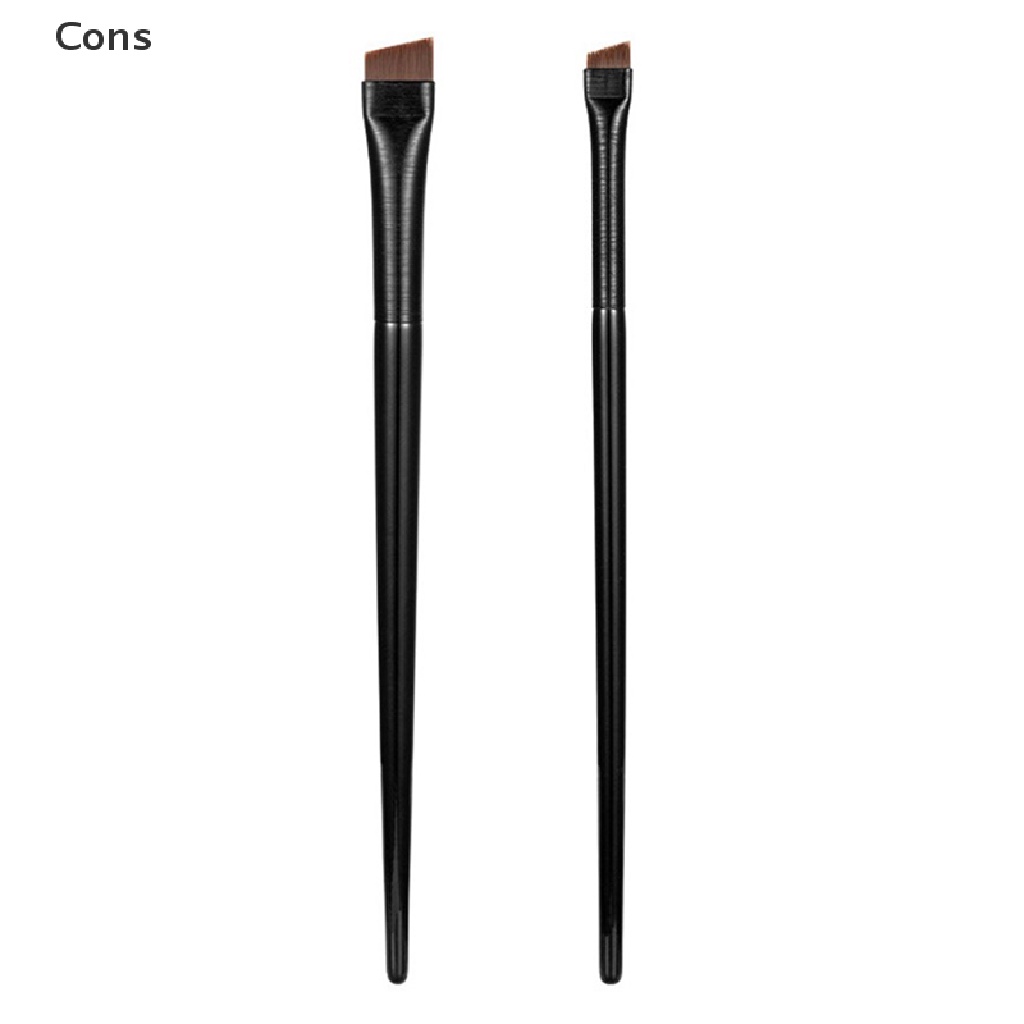 [Cons] Super Thin Eyebrow Brush Eyeliner Brush Synthetic Hair Angled ...