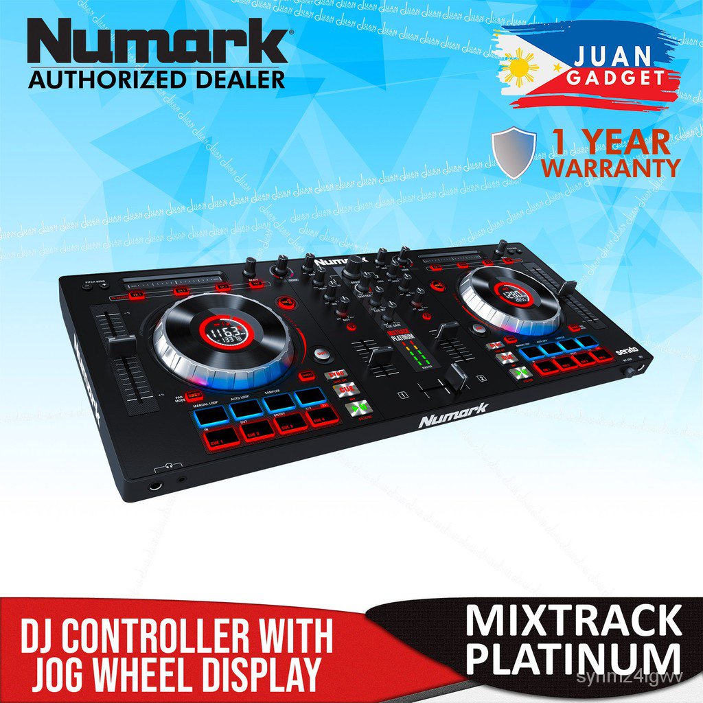 Numark Mixtrack Platinum 4-channel DJ Controller With 4-deck Layering ...