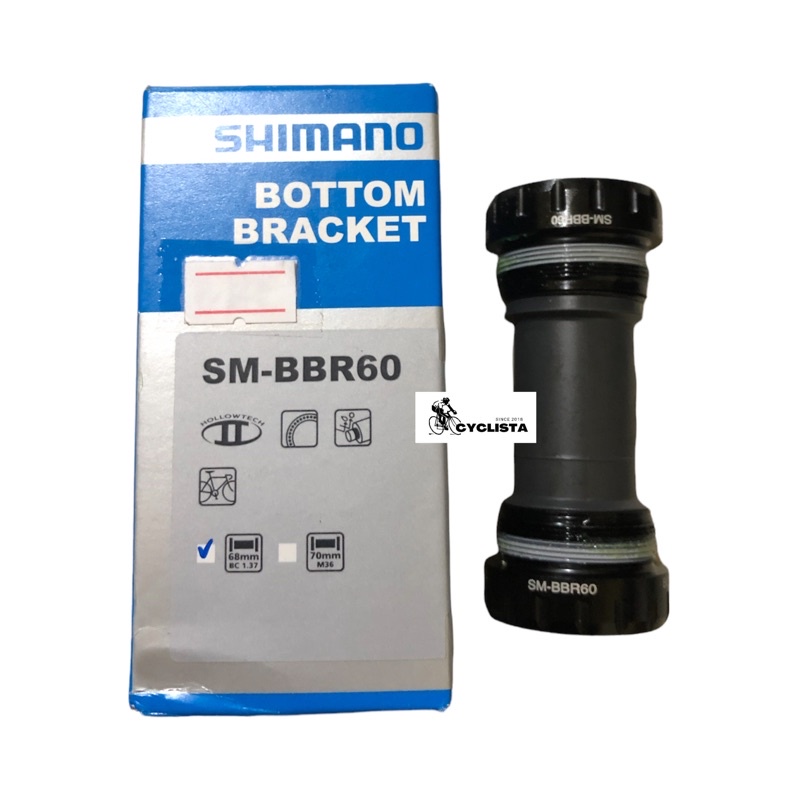 SHIMANO Ultegra SM-BBR60 Threaded 68mm Hollowtech II Bottom