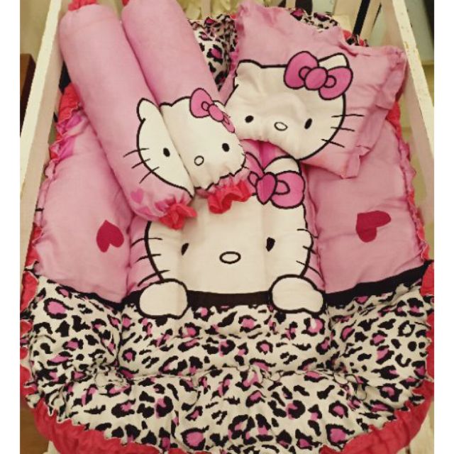 HELLO KITTY BABY NEST CRIB NEST CO SLEEPER CRIB COMFORTER Shopee