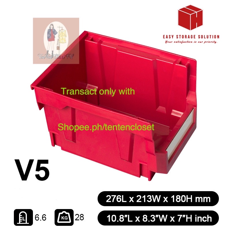  LF 532 Hopper Stackable Bin