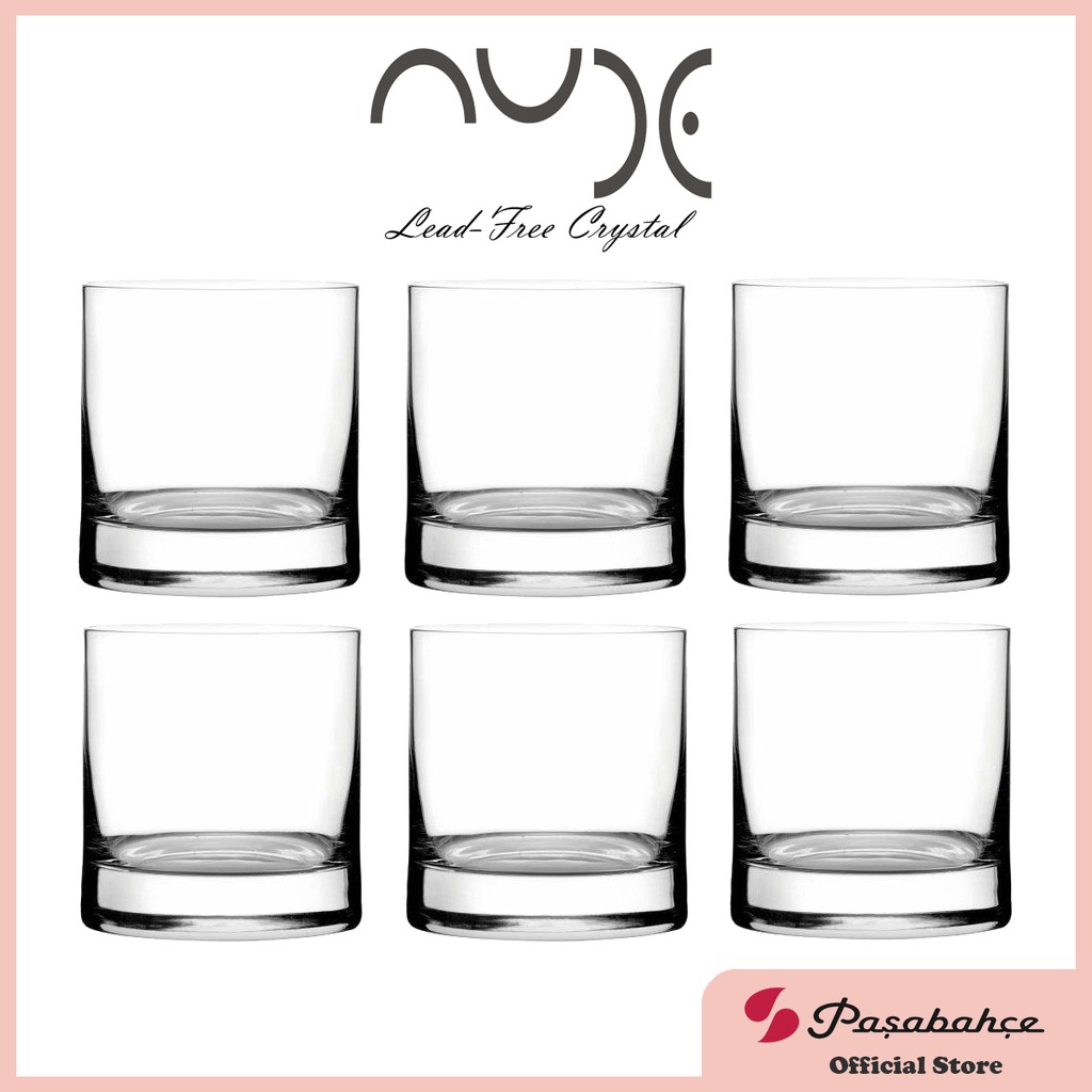 Pasabahce Crystal Rocks-S Glass 380cc 12 3/4oz, Set of 6 (64015 6s ...