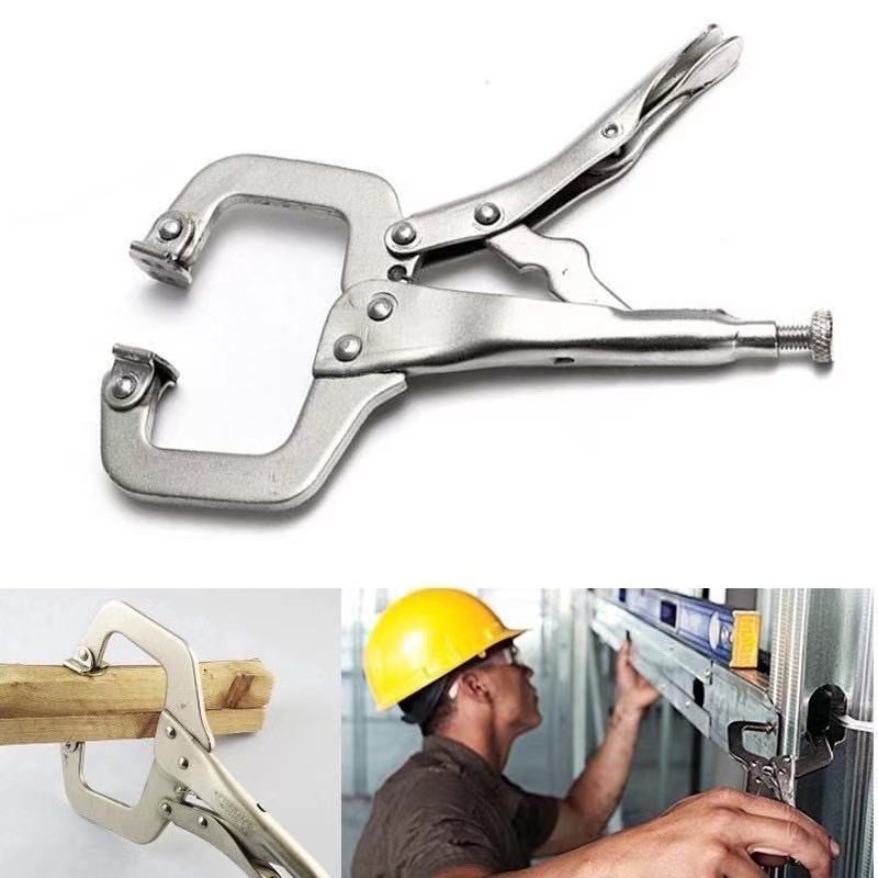 Vise Grip Locking C Clamps Vice Sheet Welding Work Pliers 11” | Shopee ...