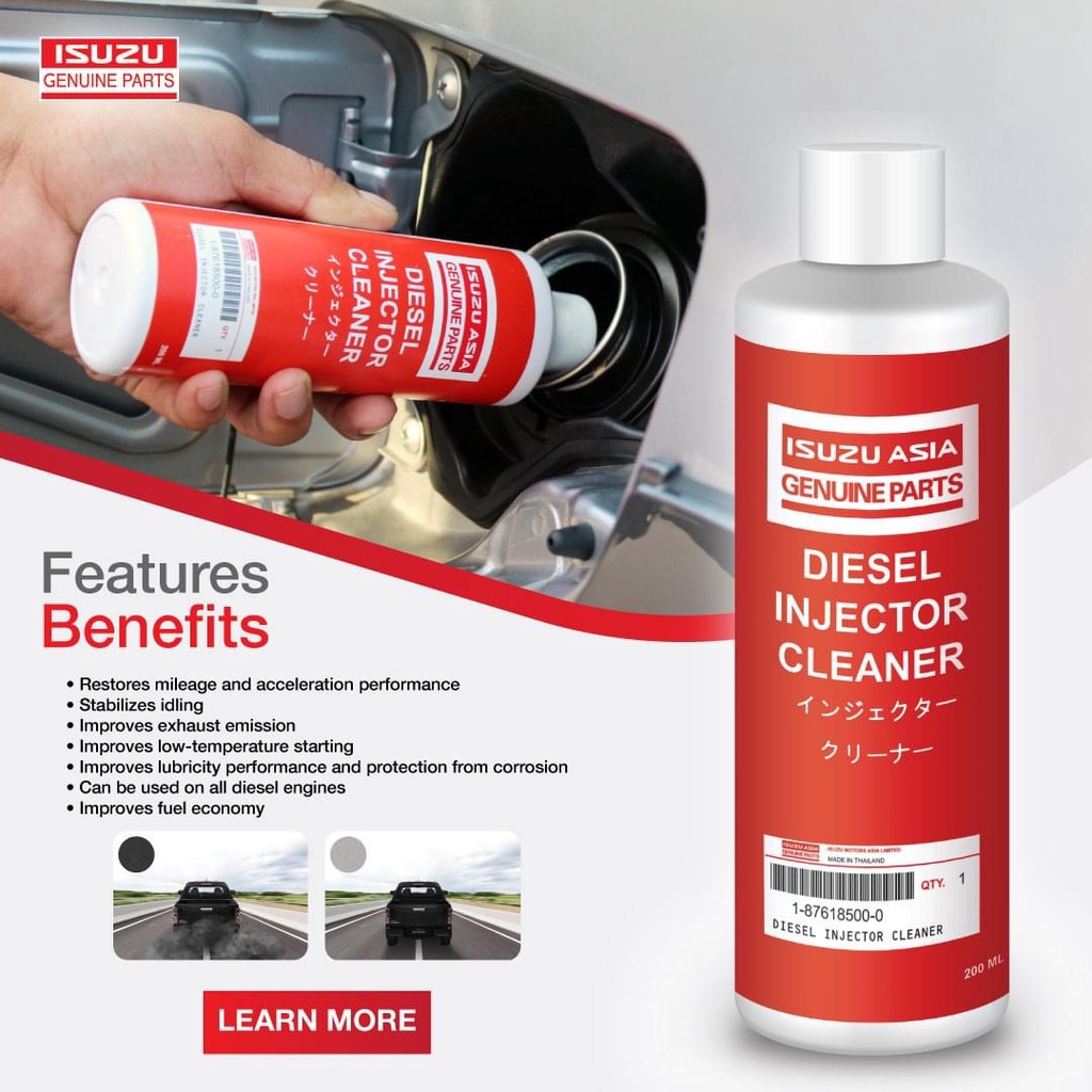 Isuzu Genuine Isuzu Diesel Injector Cleaner 200ml (1 Bottle good for 80
