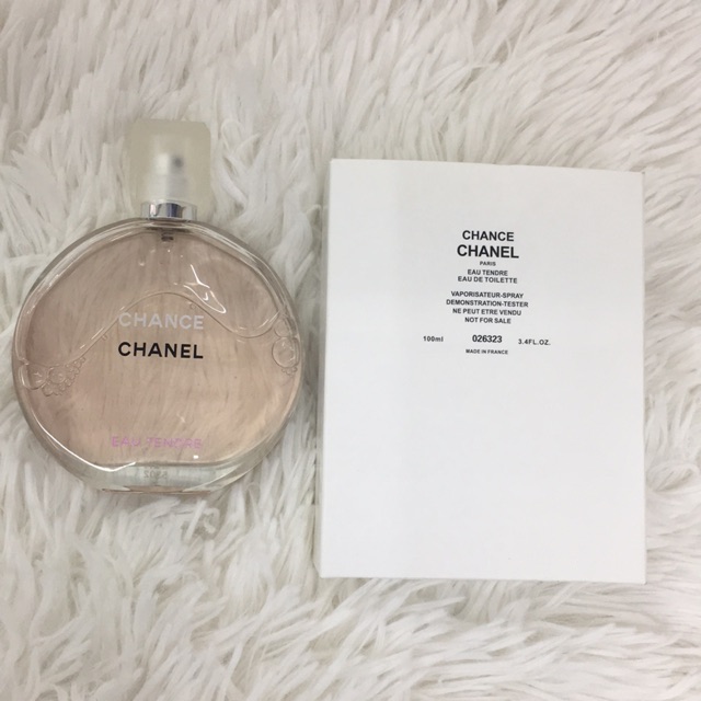 Chanel chance eau de tender tester box