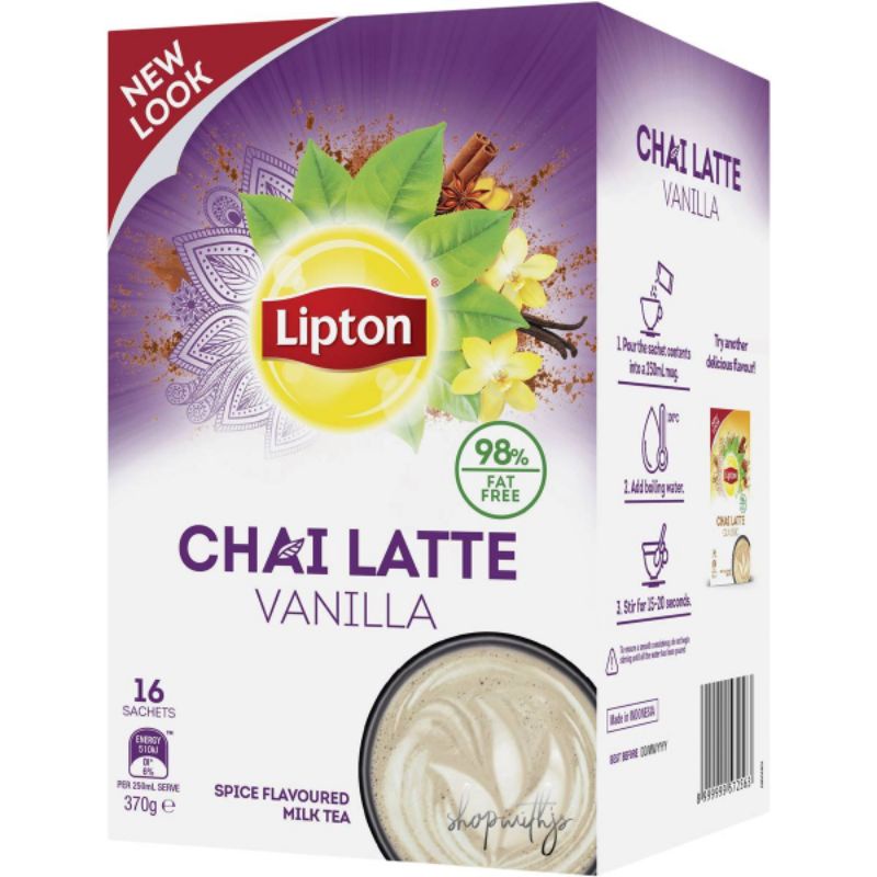 Lipton Chai Latte Vanilla 16 sachets Shopee Philippines