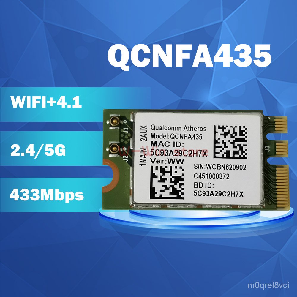 Wireless Adapter Card for Atheros QCA9377 QCNFA435 802.11AC 2