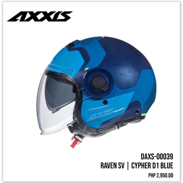 AXXIS HELMET HALF FACE (dual visor) Shopee Philippines