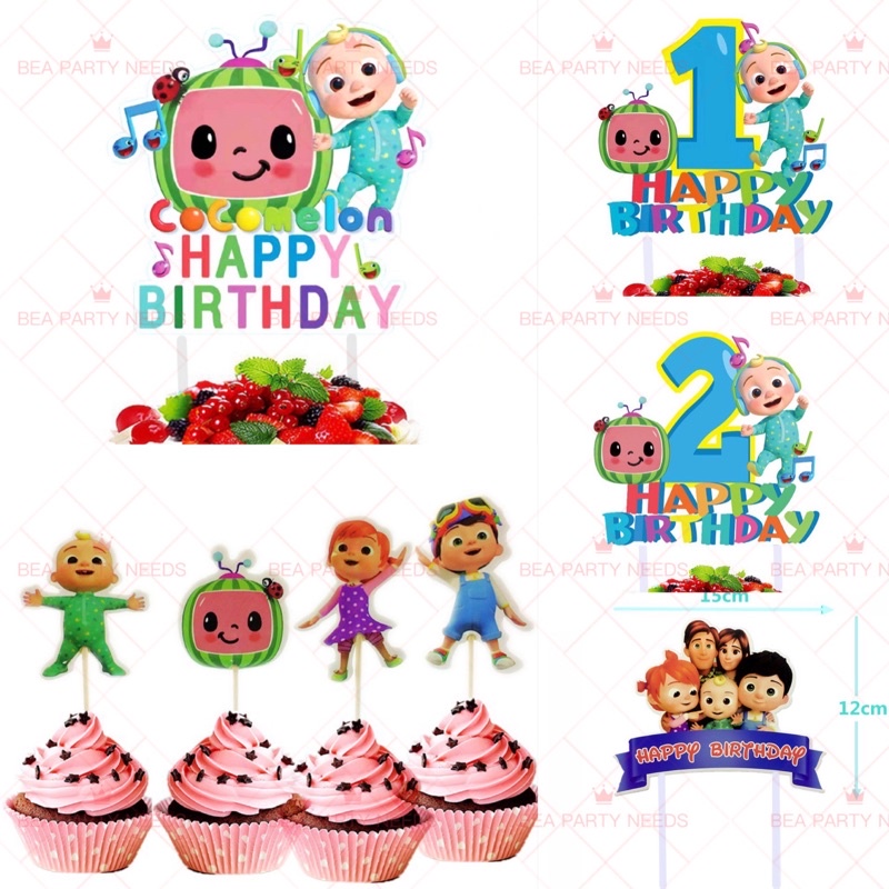 Baby First 1st 2st Kids Happy Birthday Party Cake Topper Decoration ...