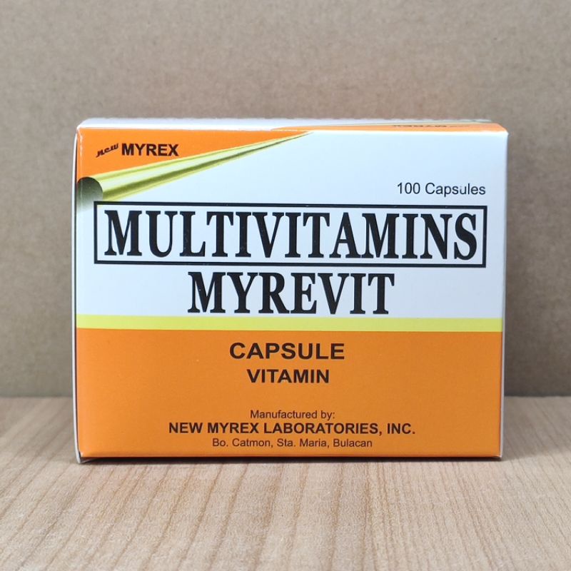 MYREVIT Multivitamins 100 Capsules Shopee Philippines