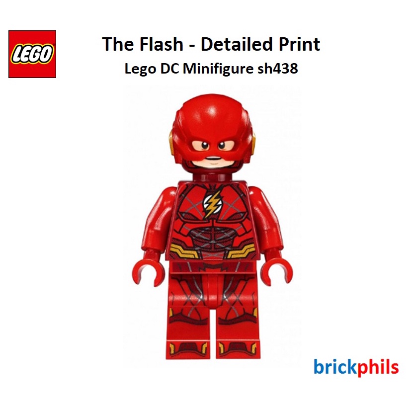 LEGO DC Super Heroes The Flash Minifigure Barry Allen Justice League 76086 sh438