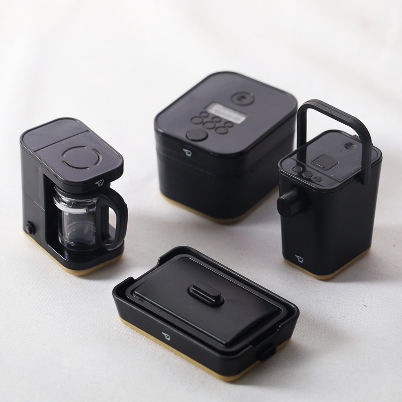 Doll House Pocket Rice Cooker Coffee Machine Kettle Electric Cake ...