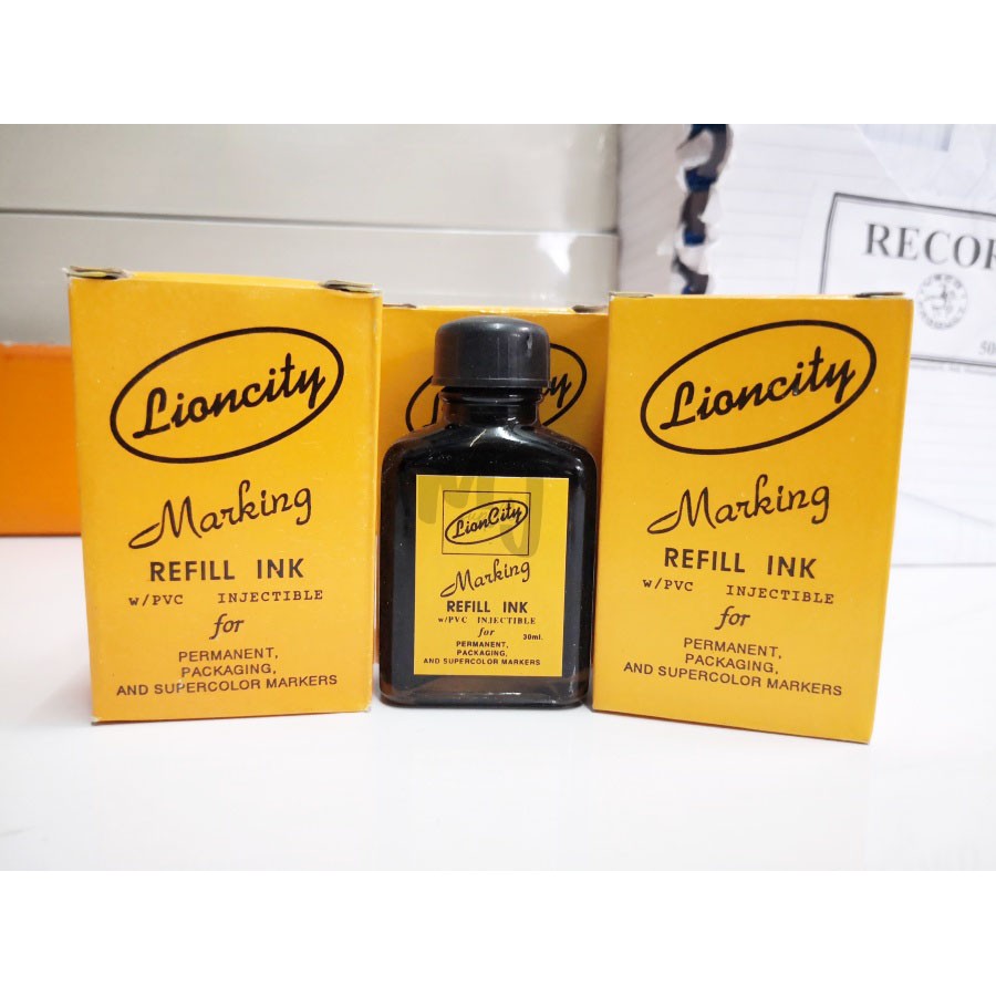 Lion City Marking Refill Ink for Permanent, Supercolor Markers Shopee