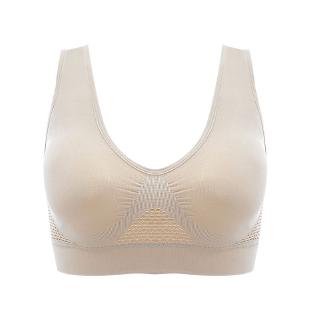 Breathable Sports Bras Women Hollow Out Padded Sports Bra Plus