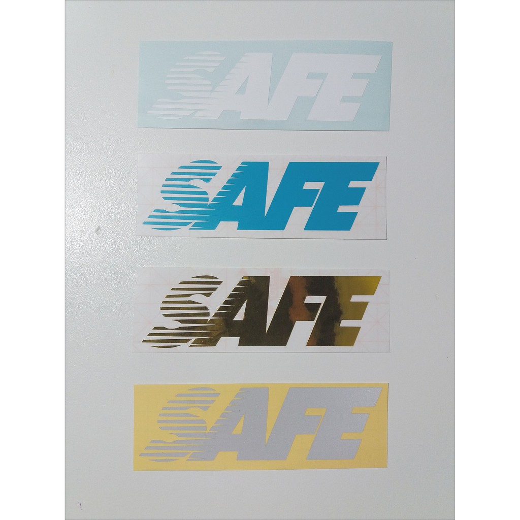 Safe Sticker for Car and Motorcycle | Shopee Philippines