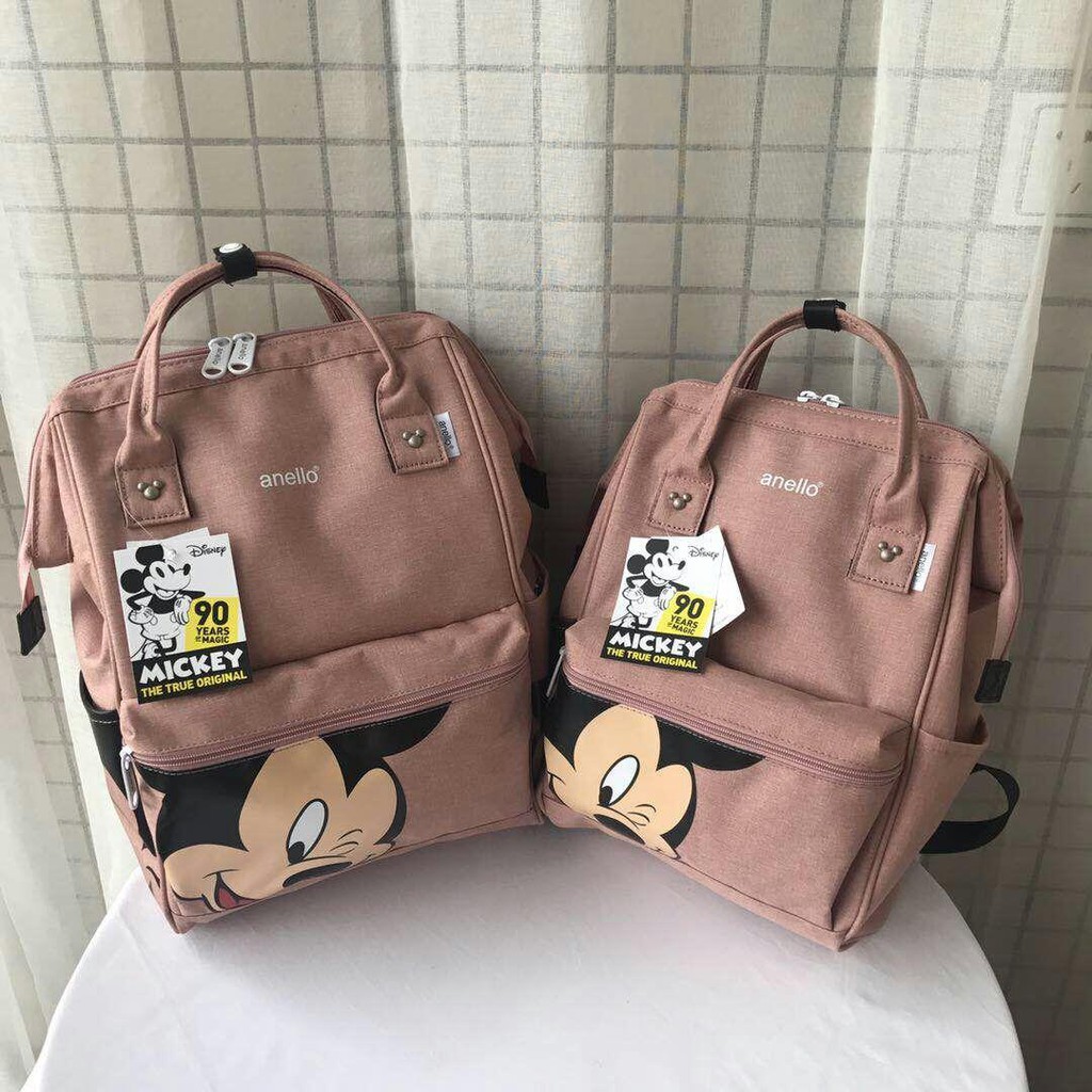 Japan Anello Mickey Mouse canvas tote bagNY3651156