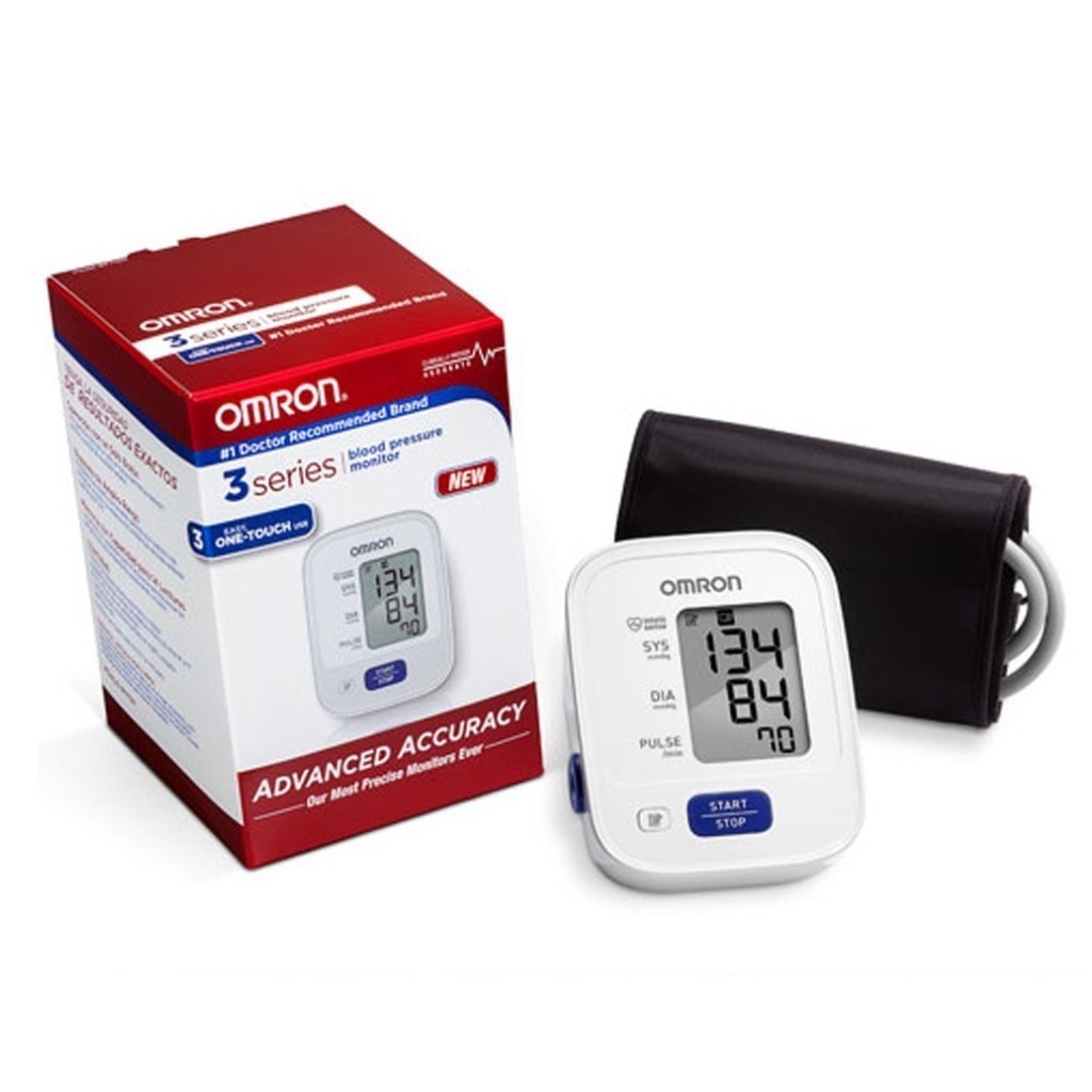 Omron HEM-7121 3 Series Upper Arm Blood Pressure Monitor With Cuff ...