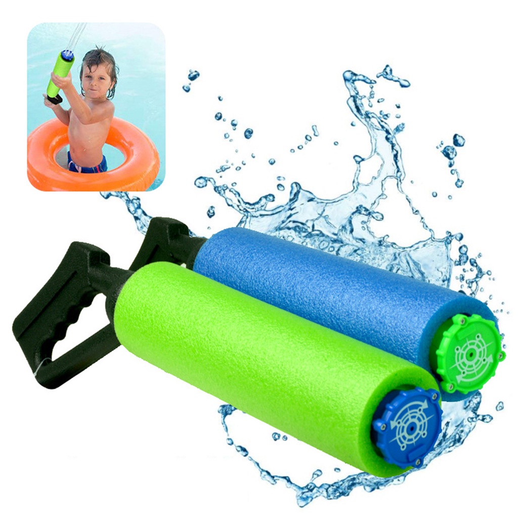 5 Holes Water Gun Kids Summer EVA Foam Squirt Beach Toys Spray Pistol ...