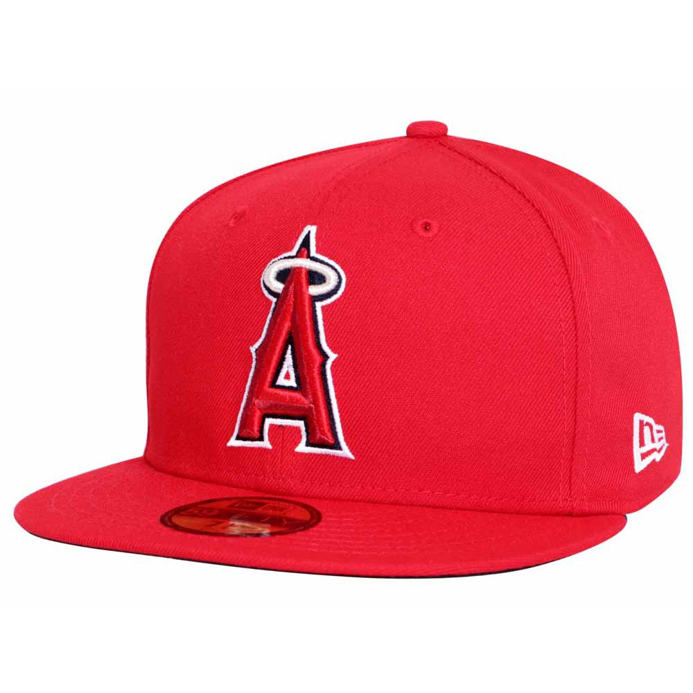 Anaheim Angels MLB AC Perf Red 59FIFTY Fitted Cap (ESSENTIAL) | Shopee ...