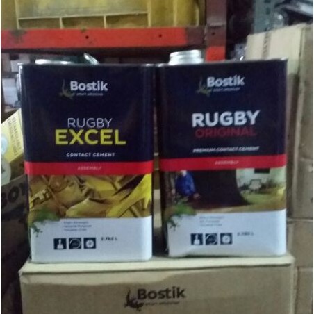 Bostik Rugby Original or Excel Contact Cement Gallon Size/4 liters ...