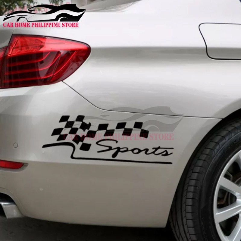 Black Motorcycle Car Decal Reflective Vinyl Funny Auto Decals Racing