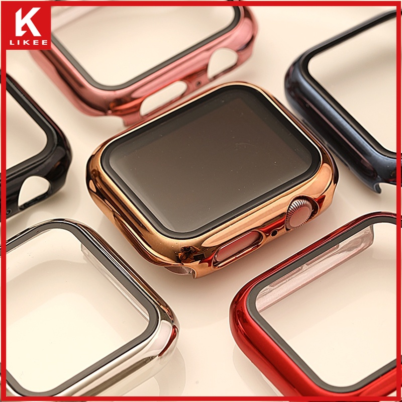 Custodia Apple Watch Batman – Cover Rigida Diamantata Con Paraurti In Pelle Per Series 6/5/4/3/2/SE