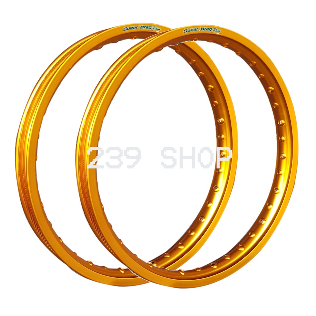 Wheels 17 RIM 17 SUPER DRAG 1.40-17 Dark Gold Color Model STREET DID ...