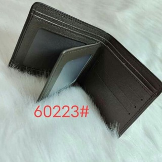 60223 LV Men's Leather Folded Wallet (NO BOX)cow wallet