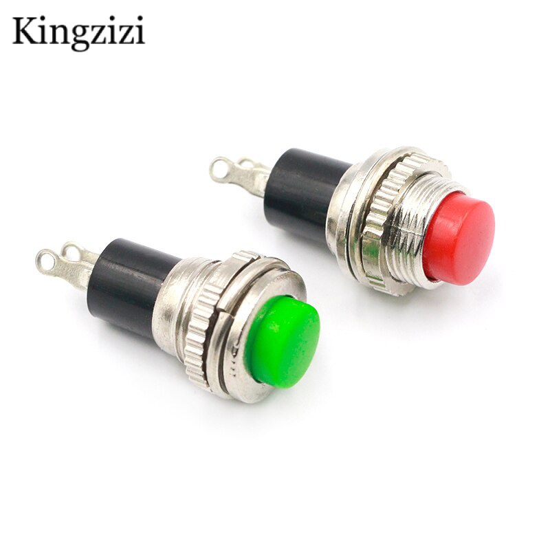 10pcs White Red Green Blue Black Yellow Panel Mount Round Normal Open ...