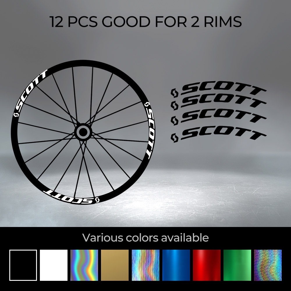 Scott bike frames Easton Haven Rim Decals 26 27.5 29 Wheel Rim Decal Stickers For