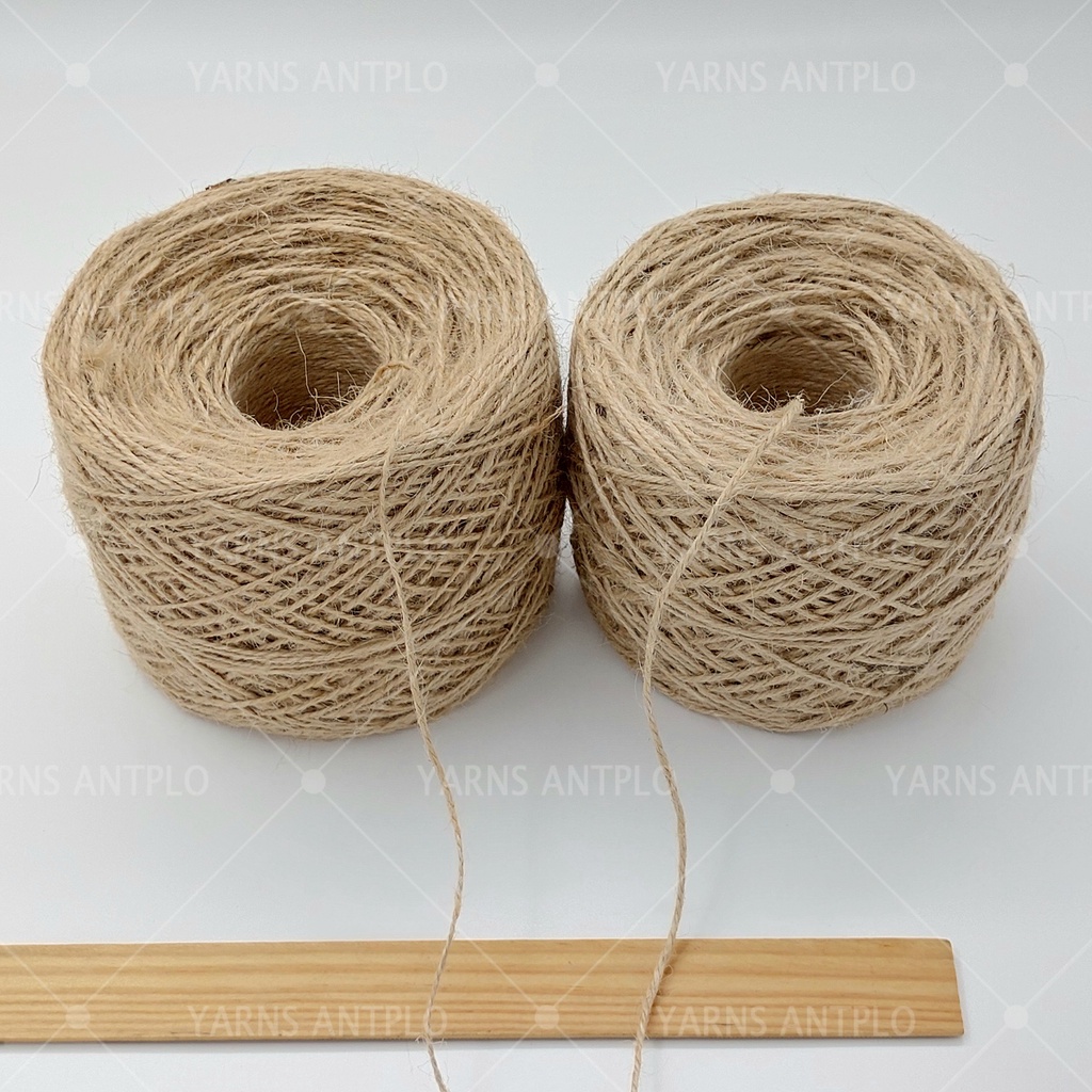 Yarns Art: 100G/ 200G NATURAL JUTE STRING TWINE FOR ARTS CRAFTS