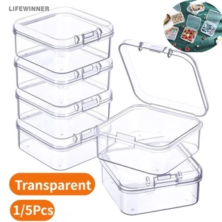 Wholesale Clear Plastic Bead Mini Storage Container With Lid For