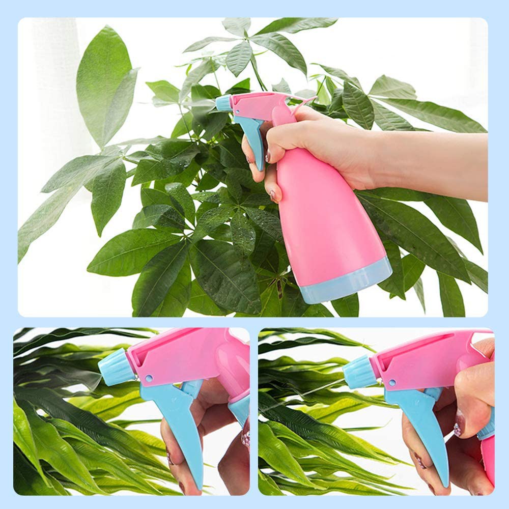 (Random Color)Plastic Spray Bottle Watering Can 500ml 17oz Ajustable ...
