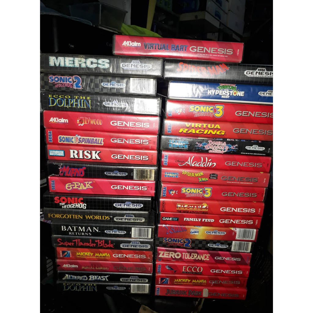☂﹍Boxed Original Game Cartridges for Sega Genesis Console★12 days delivery Shopee Philippines