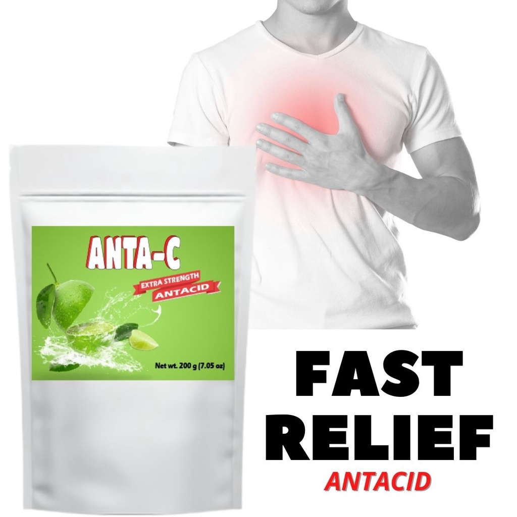 Anta C Extra Strength Powder Juice Antacid Trial Pack 100 grams for