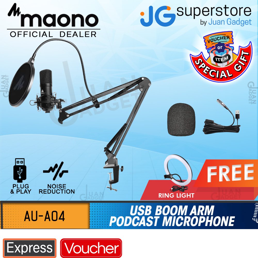 Maono AUA04 A04 Professional Studio Cardioid Condenser USB Microphone