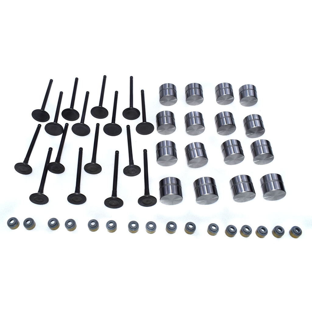 Intake &Exhaust Valve Kit W/ Valve Stem Seals &Lifters For Hyundai Kia