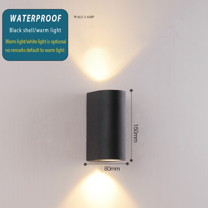 【COD】Wall Lamp Outdoor Lighting Waterproof Wall Light LED Up Down ...