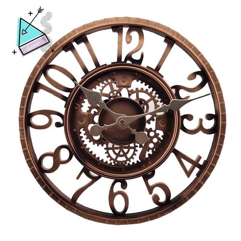 Number Wall Clock Courtyard Clock Large Outdoor Garden Wall Clock