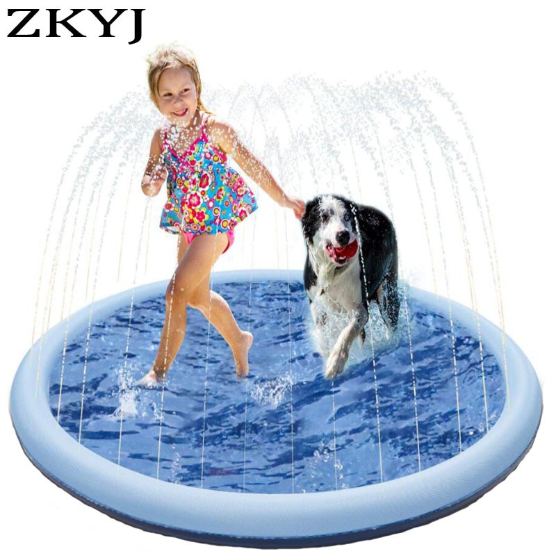 Dog Pool 67 Inch Dog Kids Splashboard 0.55mm Thickened Durable Bathroom ...