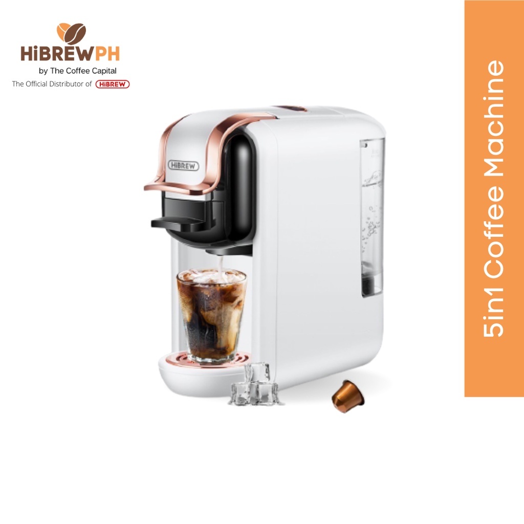 CODKroch0er Hibrew 5 In1 Multiple Capsule Espresso Coffee Machine Nespresso Ese Pod Dolce